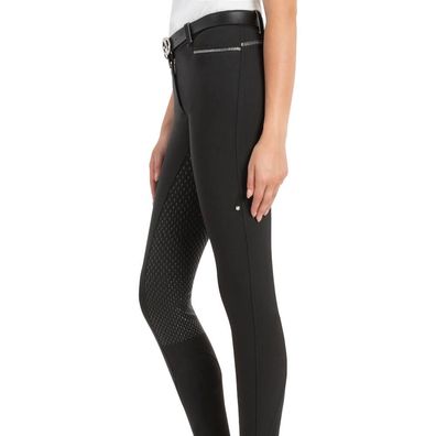 Equiline Damen Reithose Galaxyg FS/21 schwarz Vollbesatz