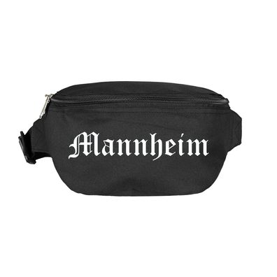 Mannheim Bauchtasche - Altdeutsch bedruckt - Gürteltasche Hipbag - Farbe