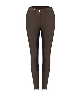 Cavallo Ciora Grip ST Strass espresso-schwarz Damen-Vollbesatzreithose Cava-Grip