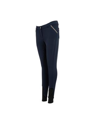 BR Damen Softshell Reithose Petra dark sapphire Vollbesatz