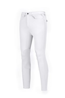 Pikeur NAVARO GRIP KNIE Herren Hose KB GRIP WHITE Sportswear H/W 20