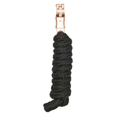 Imperial Riding Anbindestrick Führstrick mit Panikhaken schwarz-roségold