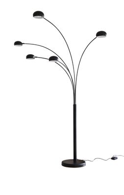Five Fingers Lampe Metall Marmor Schwarz