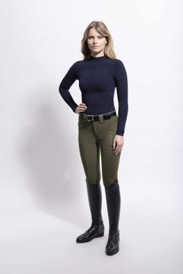 Samshield Damen Reithose Charlie Full Grip kaki