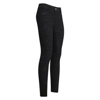 Imperial Riding Reithose El Capone hohe Taille AOP Vollbesatz Black zebra FS/22
