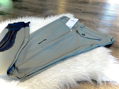 Euro Star Reithose Camillo FullGrip Herren Castor grey helles oliv 2022