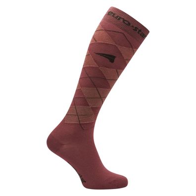 Euro Star Socken Kniestrümpfe Aily Nostalgic pink altrosa mit Glitzer 2022