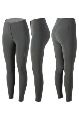 ANIMO Nuvelin Full Grip Damen Reithose survivor dunkelgrün FS 2022