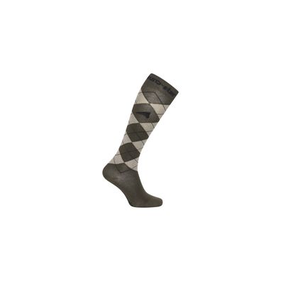 Euro Star Socken Kniestrümpfe ESAily Dark Castor dunkelgrün mit Glitzer HW 22