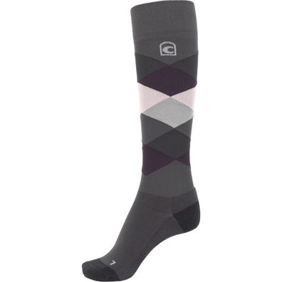 Cavallo SYDNEY Socken Strümpfe graphite mit altrosa HW 2022