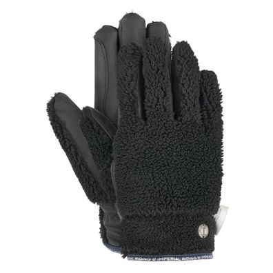 Imperial Riding Handschuhe Furry Star Black HW 2022