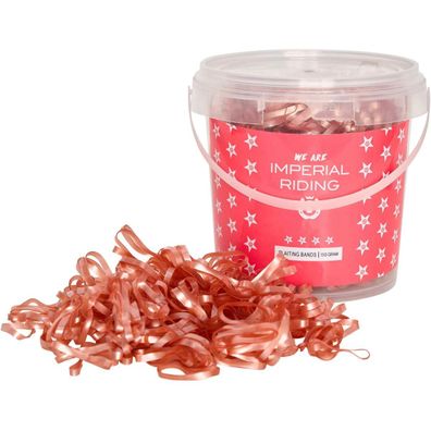 Imperial Riding Mähnengummis Plaiting Bands roségold 50g Box