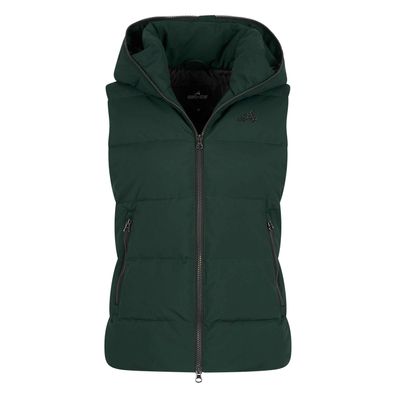 Euro-Star ESLaverro Damen Weste gefüttert black leaf dunkelgrün HW/23