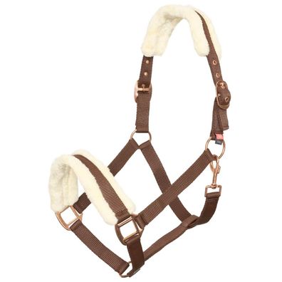 Imperial Riding Halfter IRHClassic Cappuccino mit Fell