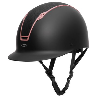 Waldhausen Reithelm Swing black matt/black/shine/roségold