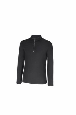 PIKEUR ZIP SHIRT SPORTS Damen langarm black Sportswear HW 23