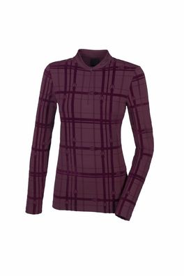 PIKEUR Damen Zip Shirt langarm mulberry Selection HW 23