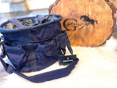Equipage Kinder Glitzer Putztasche dunkelblau