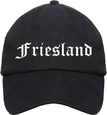 Friesland Cappy - Altdeutsch bedruckt - Schirmmütze Cap - Größe: Einheit