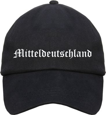 Mitteldeutschland Cappy - Altdeutsch bedruckt - Schirmmütze Cap - Größe: