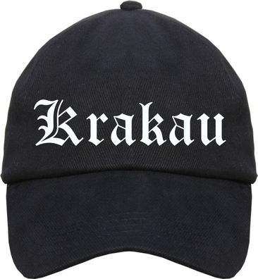 Krakau Cappy - Altdeutsch bedruckt - Schirmmütze Cap - Größe: Einheitsgr