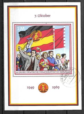 DDR gestempelt Block 29