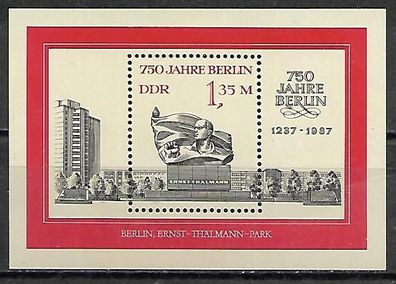 DDR postfrisch Block 89