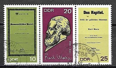 DDR gestempelt Zusammendruck W Zd 195
