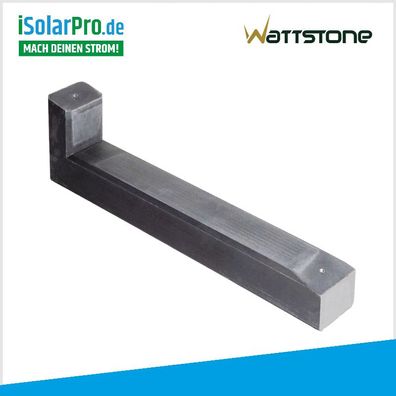10 Grad Wattstone Flachdach Aufständerung aus Feinbeton für PV Solarmodule