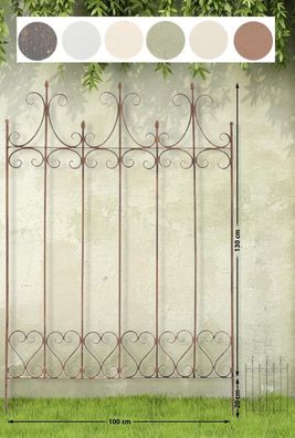 Rankgitter -Rankhilfe Rosensäule Rosenbogen Spalier Garten-versch. Farben