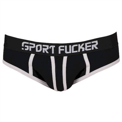 Sport Fucker Slapshot Brief - Schwarz / Grau