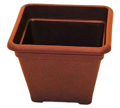 Blumentopf Pflanztopf Sydney quadra terra Kunststoff 20 x 20 x 15 cm