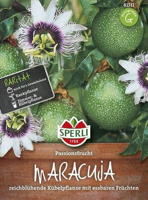 Sperli Maracuja Passionsfrucht Passiflora edulis,