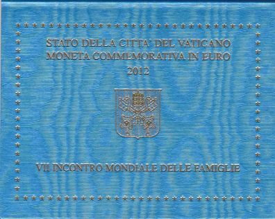 Vatikan 2 Euro 2012 Welttreffen der Familien im Folder*
