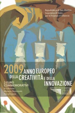 San Marino 2 Euro 2009 - Kreativität und Innovation*