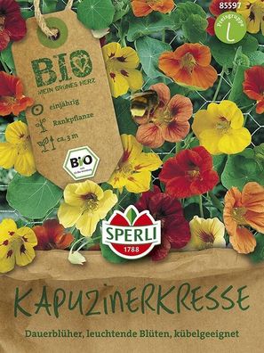 Sperli BIO Kapuzinerkresse, essbare Blätter & Blüten