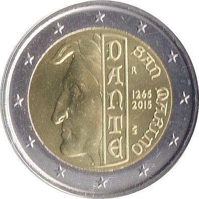 San Marino 2 Euro 2015 - Dante*