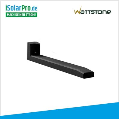 10 Grad V2 Coating Wattstone Flachdach Aufständerung aus Feinbeton für PV Solarmodul