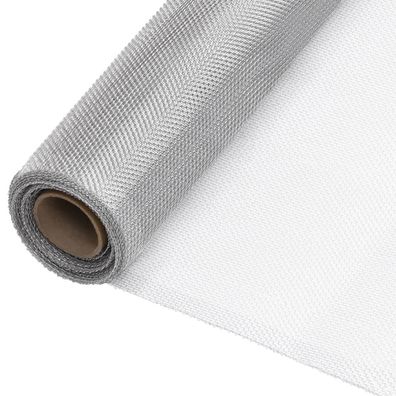 vidaXL Fliegengitter Aluminium 60x500 cm Silbern