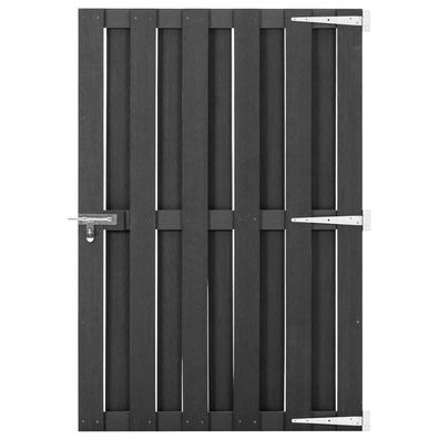 vidaXL Gartentor WPC 100 x 150 cm Grau