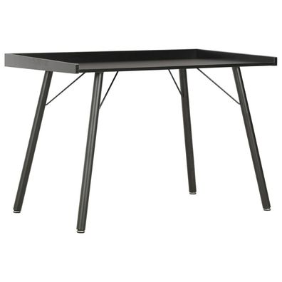 vidaXL Schreibtisch Schwarz 90×50×79 cm