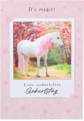 3D Polaroid Klappkarte - It´s magic! Einen zauberhaften Geburtstag