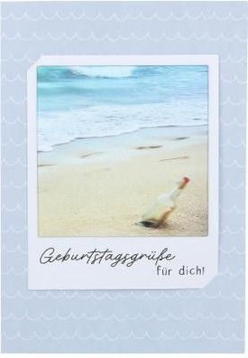 3D Polaroid Klappkarte - Geburtstagsgrüße für dich!
