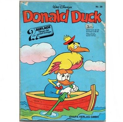 Donald Duck Taschenbuch Nr.38 Walt Disney 96 Seiten 2 Auflage von 1981