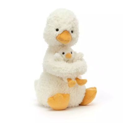 Jelly Cat Huddles Duck Bauernhof Pluschtier Entenpuppen Pluschtiere 25cm
