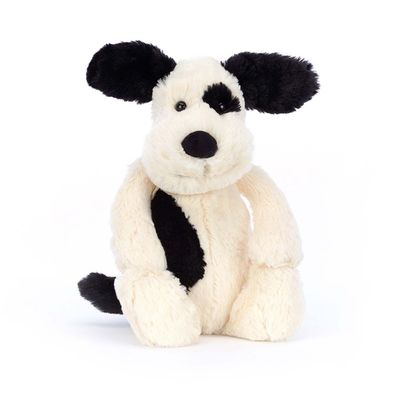 Jelly Cat Bashful Schwarz/Weib Welpe Weiche Pluschtiere Pluschtier 36cm