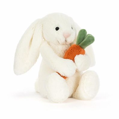JellyCat Bashful Bunny Mit Karotte Plüschtier Spielzeug Toy Kinder Gift Riesige 18cm