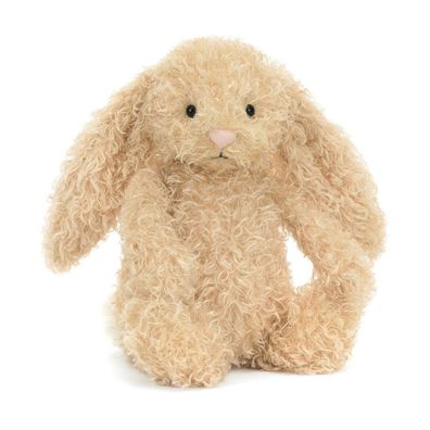 JellyCat Bashful Luxe Bunny Curly Weiches Pluschtier Stofftier 23cm