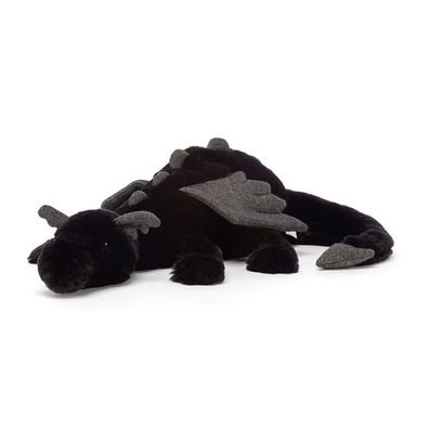 JellyCat Onyx Dragon Huge Soft Plush Toys Stofftier Schwarzer Drache Spielzeug 60CM