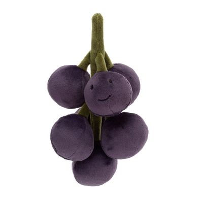 JellyCat Fabulous Fruit Trauben Soft Toy Gefulltes Futter 17cm